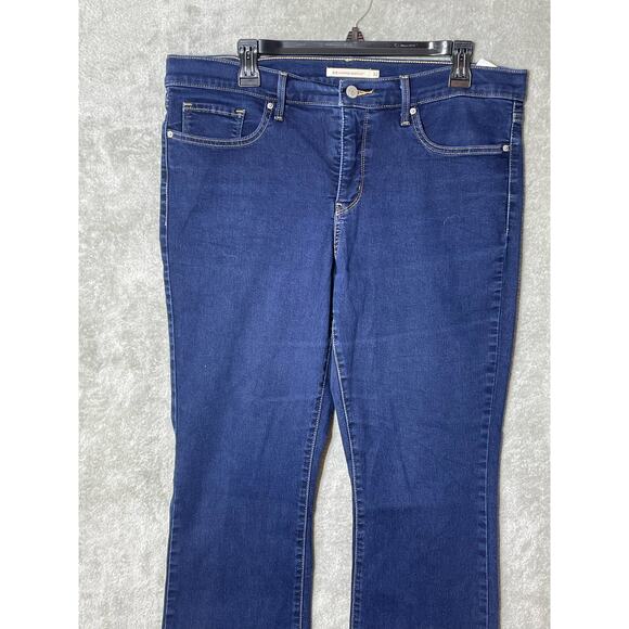 Levi's 315 Shaping Bootcut Jeans Size 32 High Rise Western Hippie Cowgirl - Picture 2 of 7